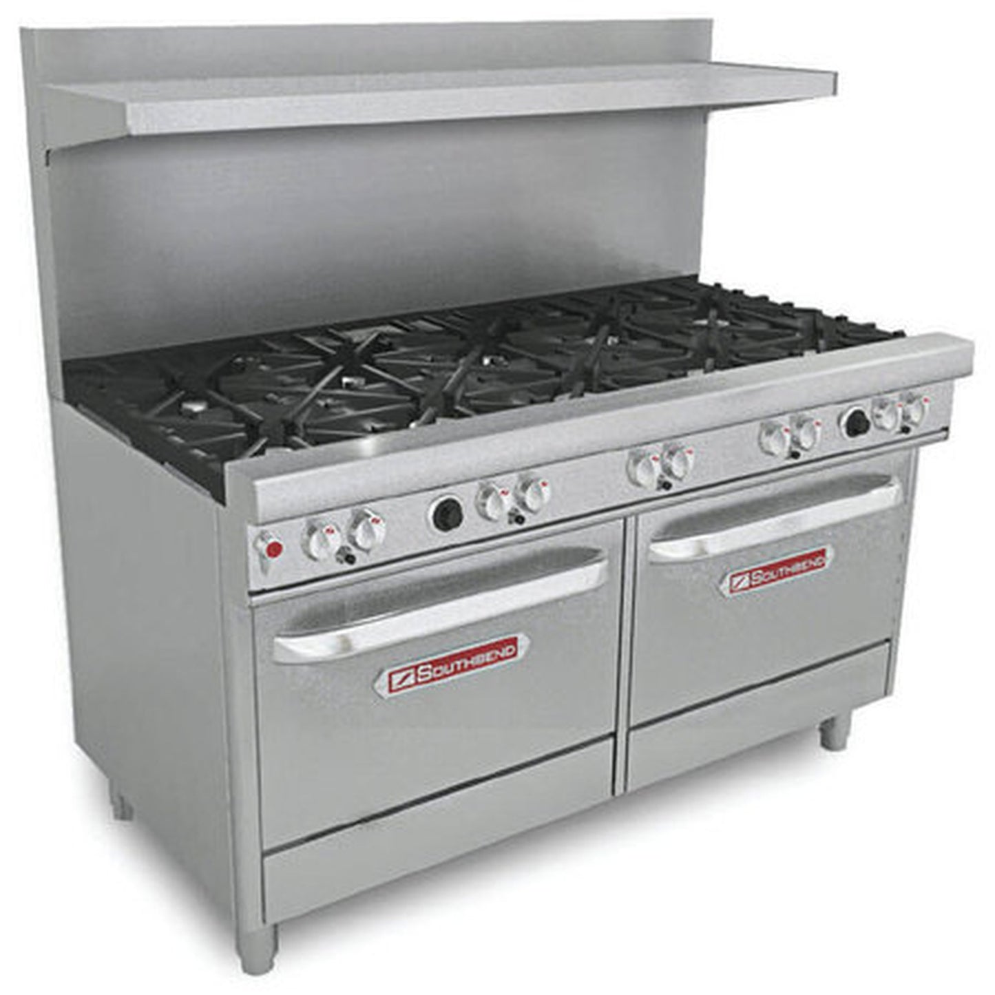 Southbend Ultimate Gas Range 10 Non-Clog Burners 2 Standard Ovens 60" NSF - 4601DD