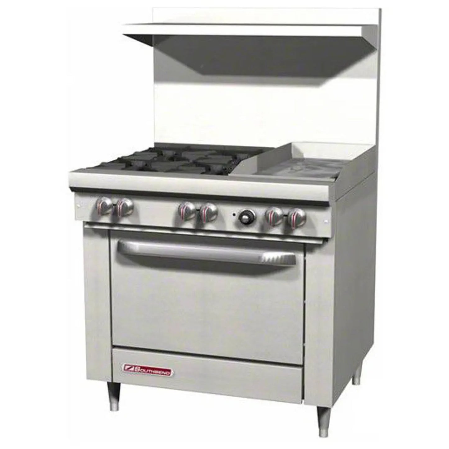 Southbend S-Series Gas Range 36" Non-Clog Burners 12" Manual Griddle - S36D-1G
