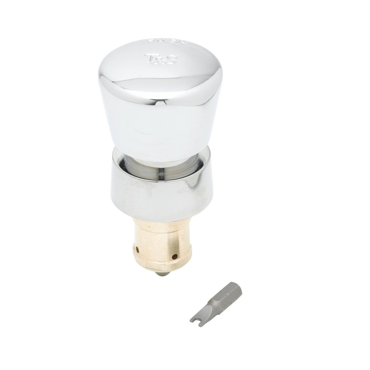 T&S Brass Metering Cartridge NSF Blank Push Button Replacement Part - 238AB