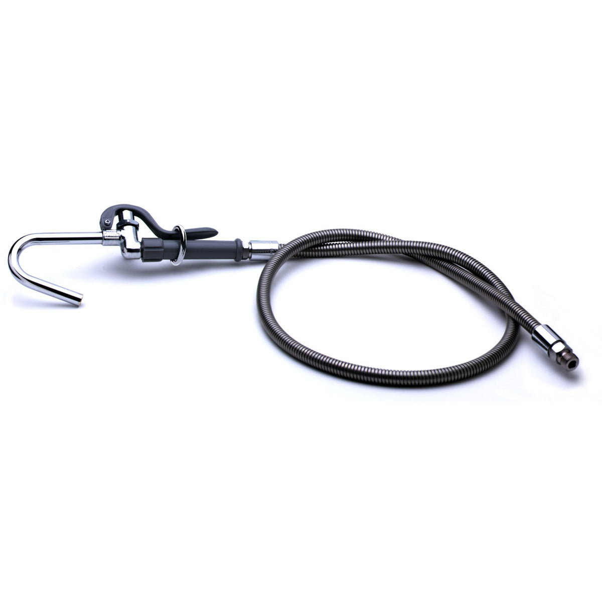 T&S Brass Pot & Glass Filler NSF Hook Nozzle Stainless Hose 68" - B-0102-A