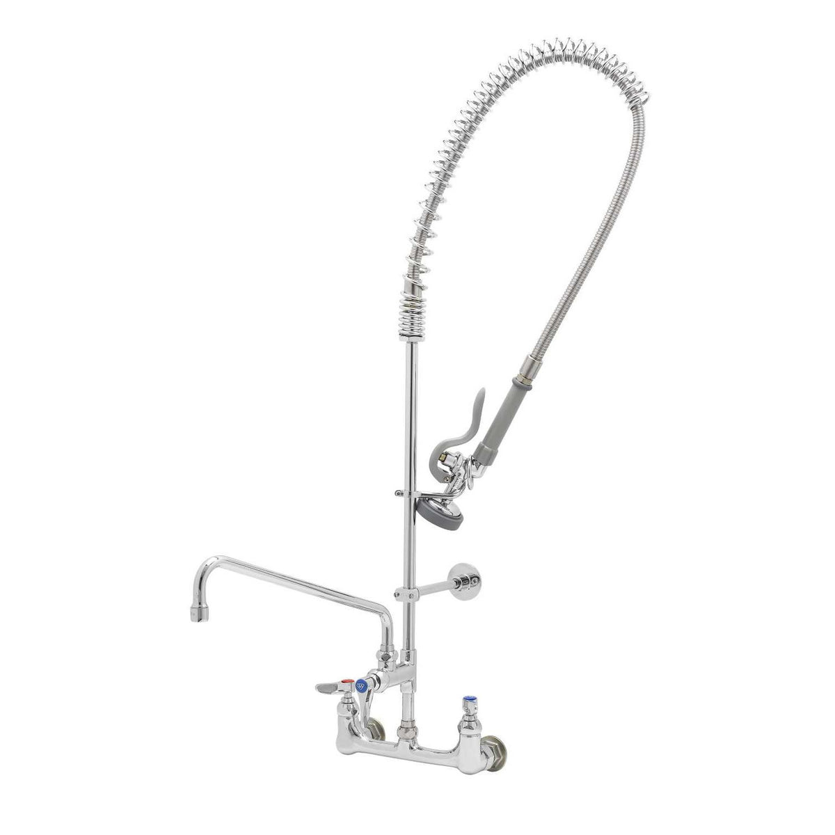 T&S Brass EasyInstall NSF Pre-Rinse Unit Wall Mount 8" Centers - B-0133-ADF14-B
