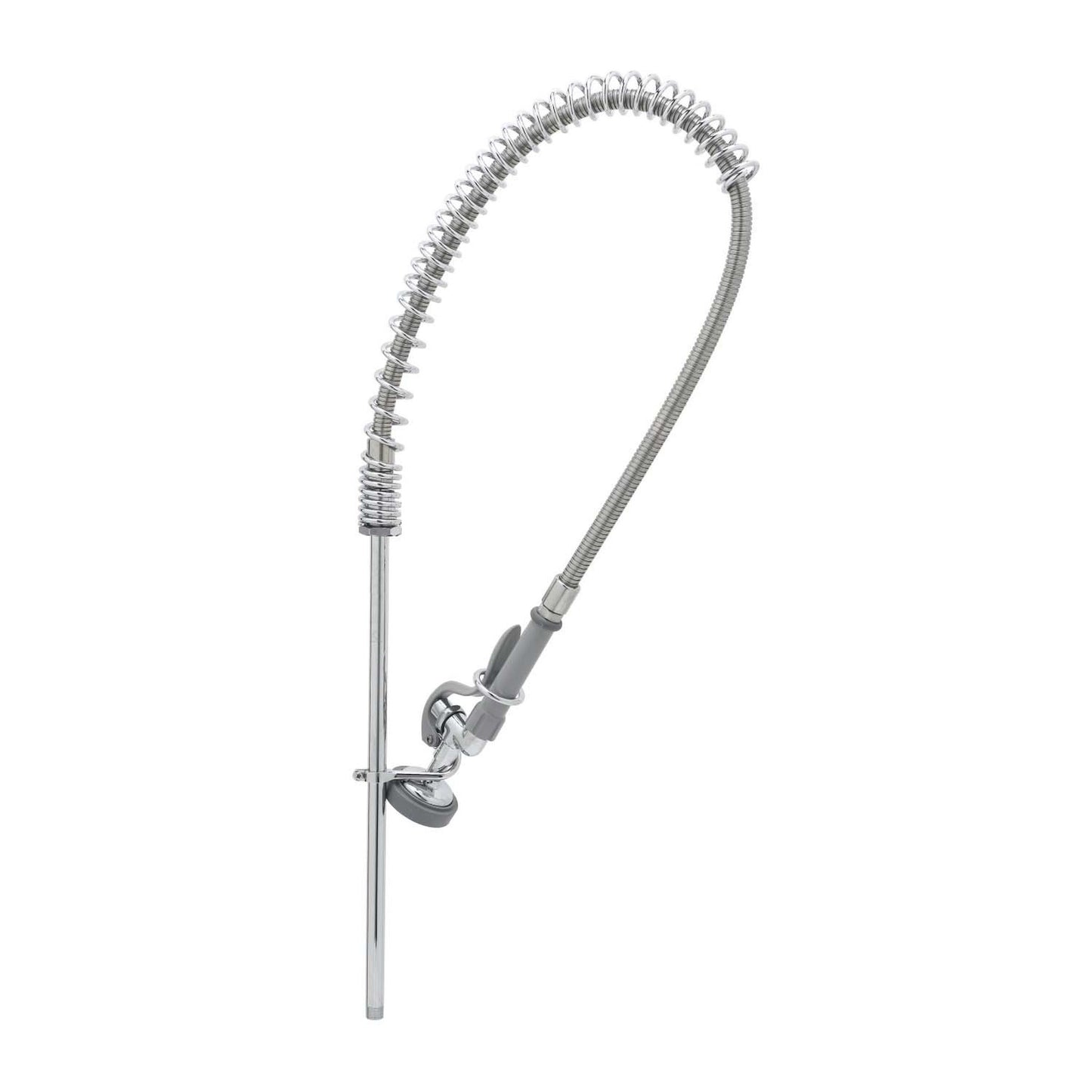 T&S Brass Pre-Rinse Unit NSF Spring Action 18" Riser 44" Hose - Less - B-0133-LB