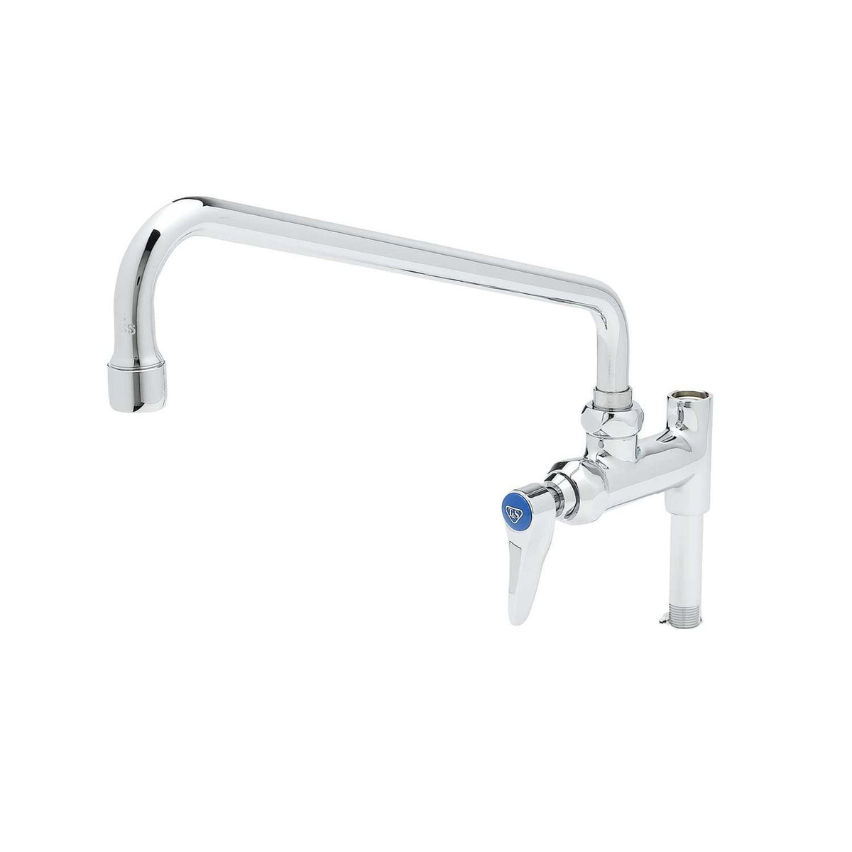 T&S Brass Pre-Rinse Add-On Faucet Chrome Brass 12" Nozzle NSF - B-0156