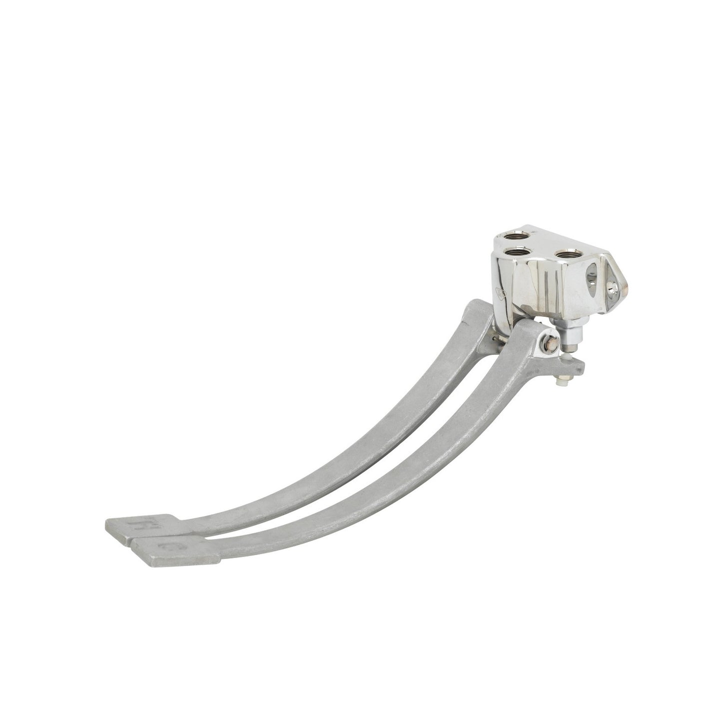 T&S Brass Double Pedal Valve Wall Mount Brass NSF 1/2" NPT - B-0504