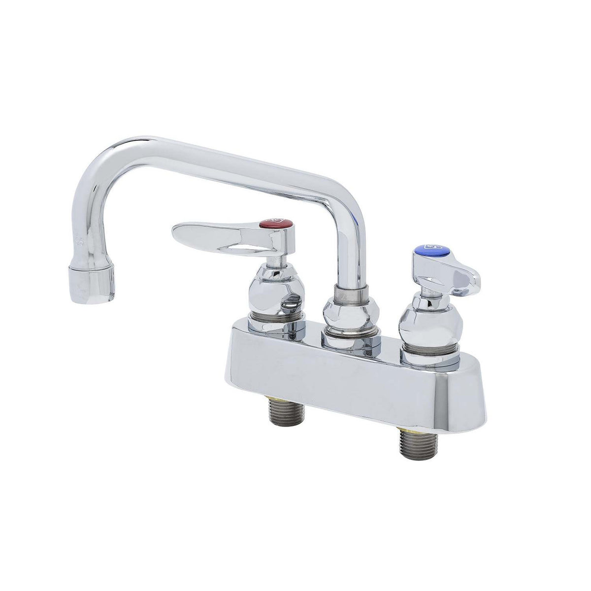 T&S Brass Workboard Faucet Deck Mount NSF 3-1/2" Centers 6" Swing Nozzle - B-1100