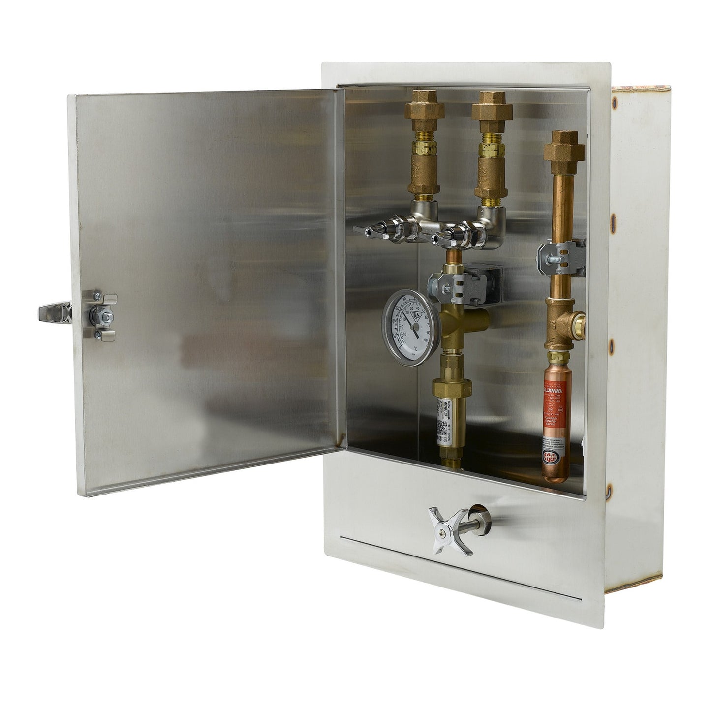 T&S Brass Hose Reel Control Cabinet Stainless Steel Non-Potable - B-2339-LR