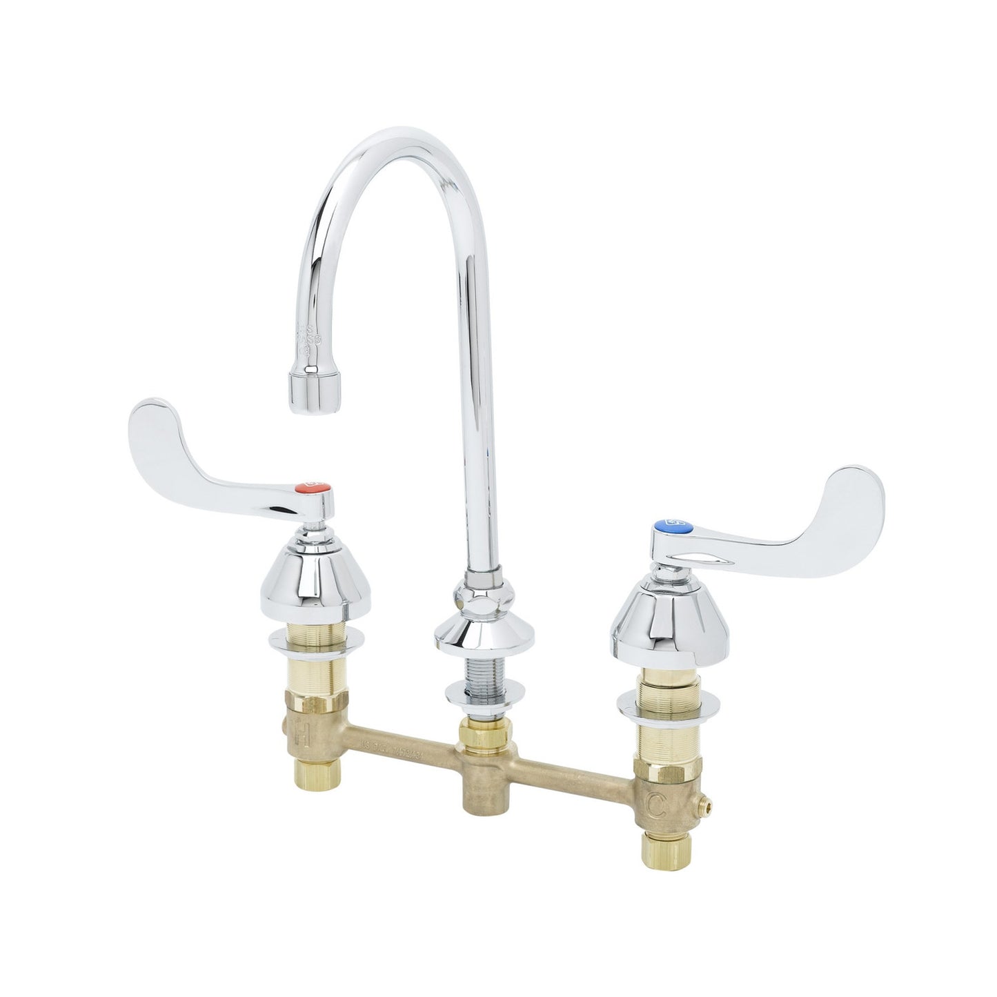 T&S Brass Medical Faucet Forged Brass NSF ADA 8" Centers, Cerama - B-2866-05CR