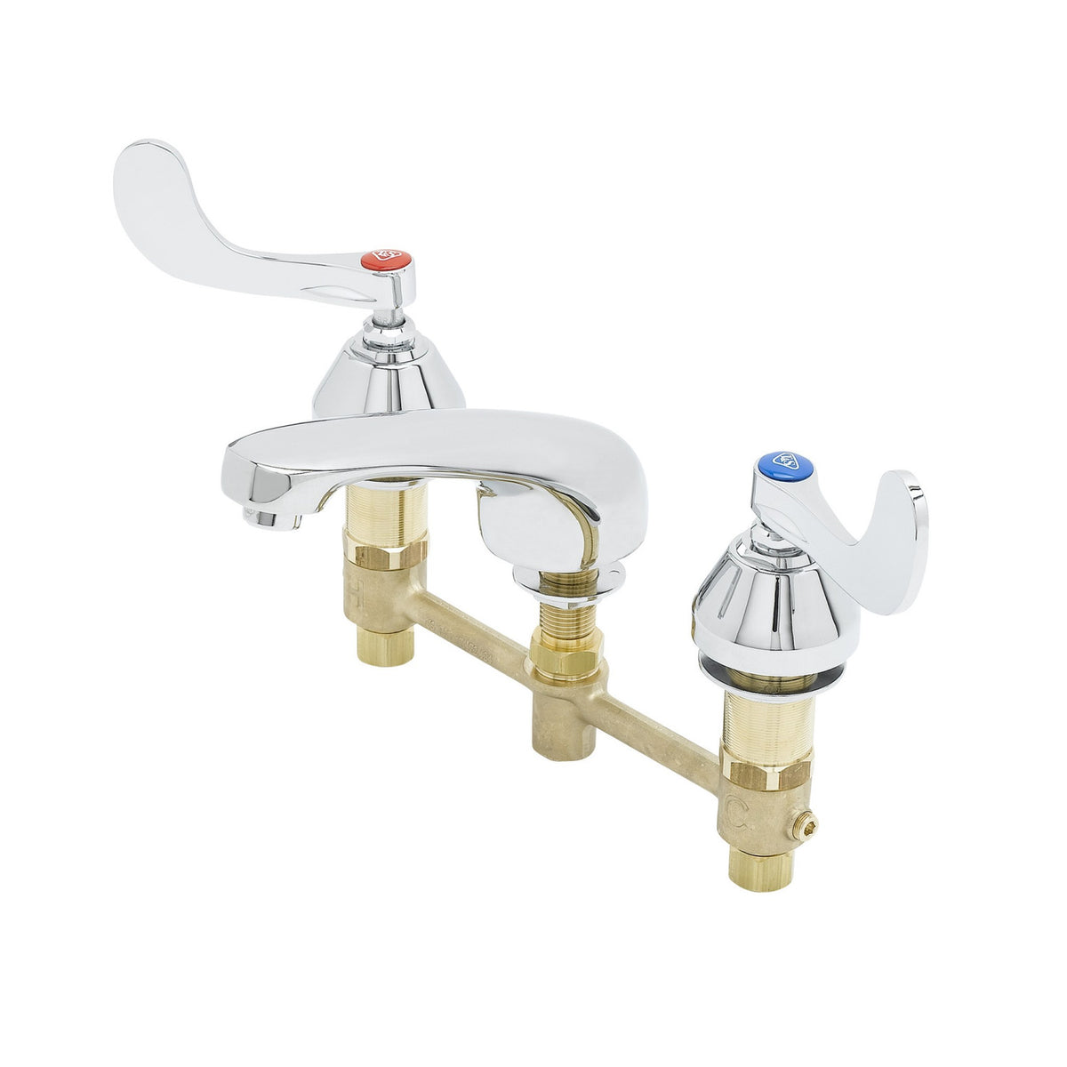 T&S Brass EasyInstall Concealed Lavatory Faucet NSF, ADA, 8" - B-2990-WH4