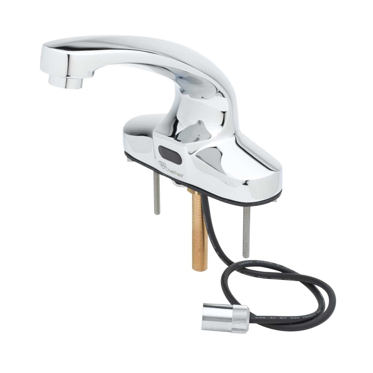 T&S Brass ChekPoint Sensor Faucet Chrome Brass Deck Mount 4" - EC-3103-VF5-TMV