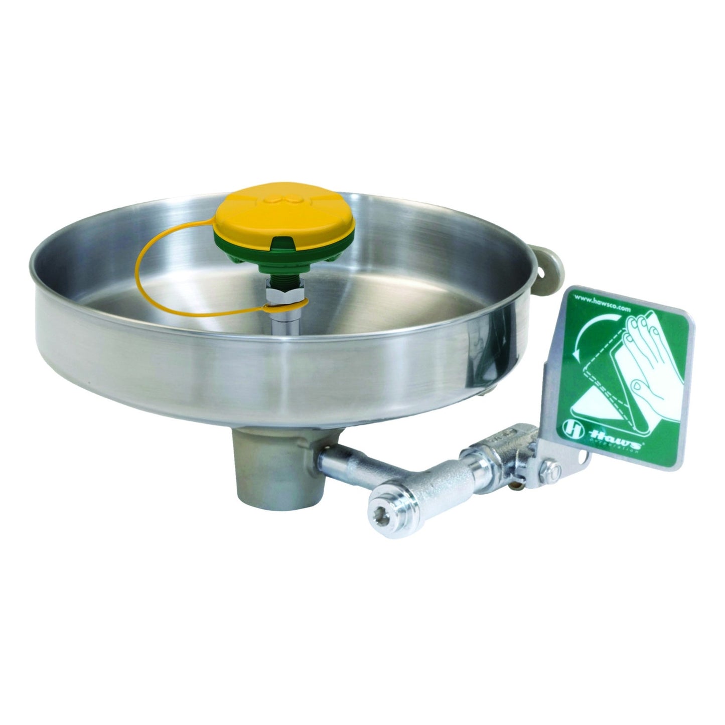 T&S Brass Wall Mount Eye/Face Wash Stainless Steel ANSI Z358.1 - EW-7360B
