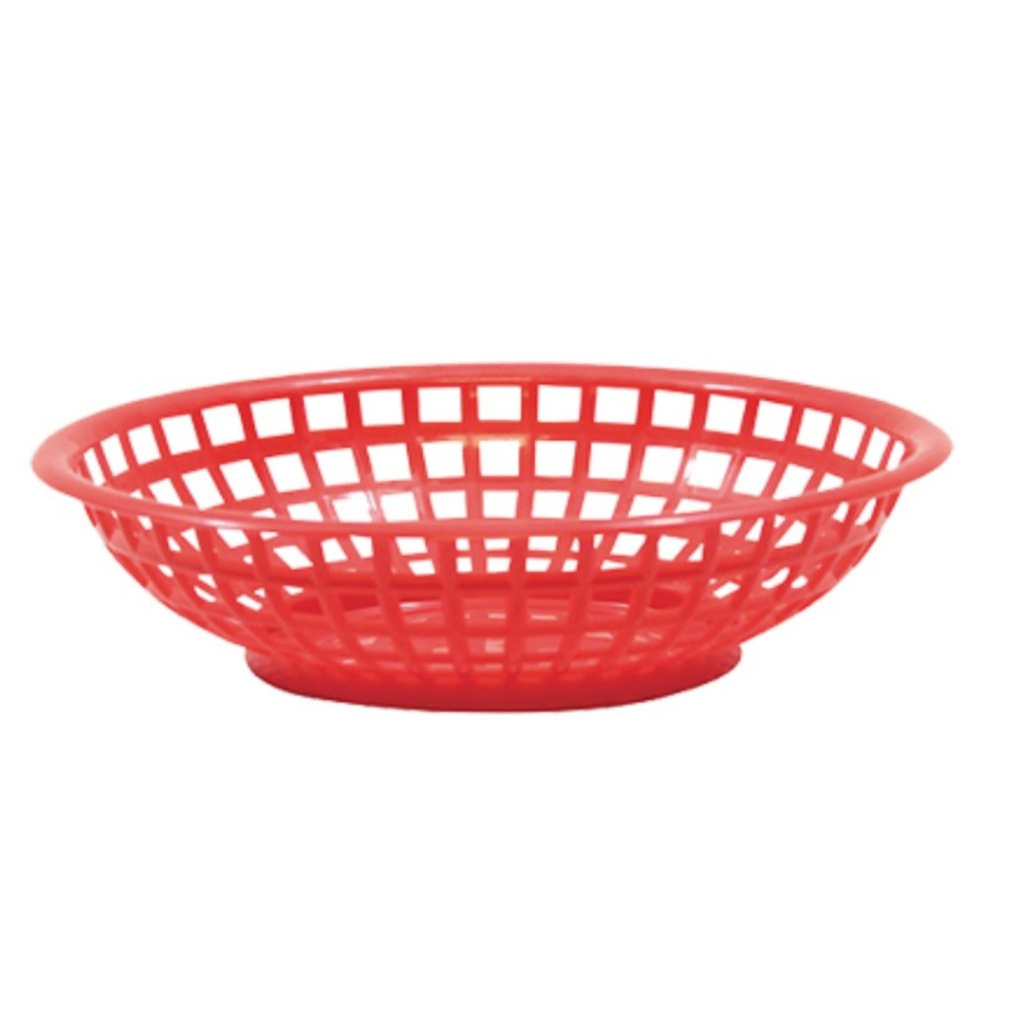 TableCraft Bread Basket Red 8" Round - 1075R TableCraft