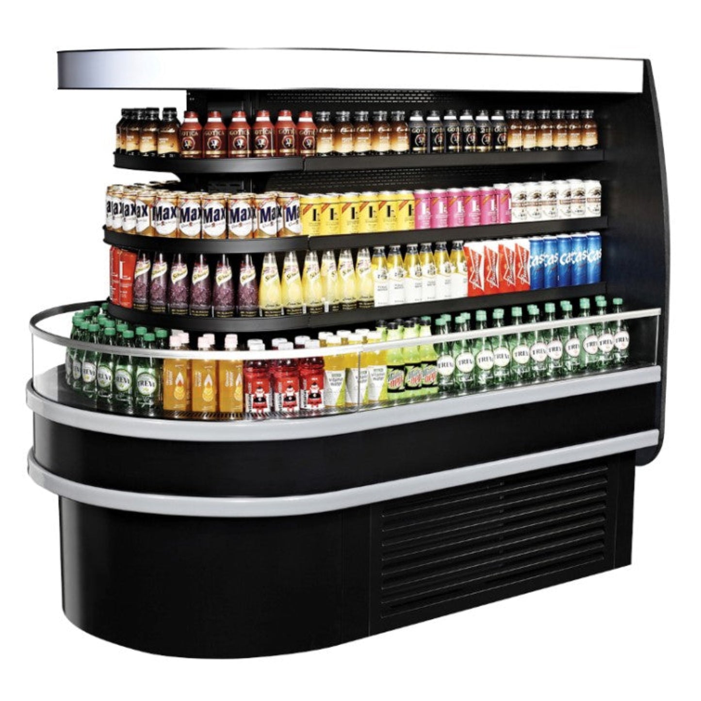 Turbo Air Island Display Self-Serve Refrigerated Merchandiser - TIOM-36RSB-N Turbo Air