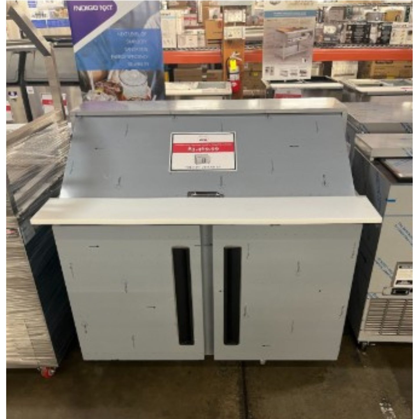Traulsen Centerline Prep Table Mega Top 48"w, Hinged LR, 115V/60/1 - CLPT-4818-SD-LR