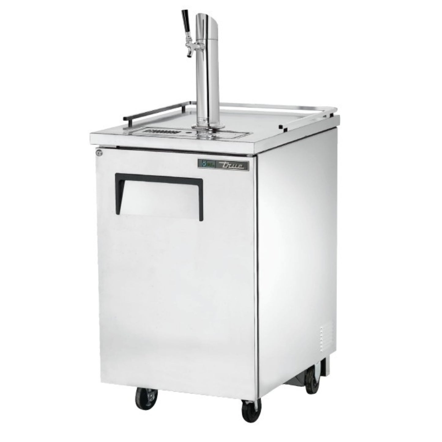 TRUE - Refrigerator, Draft Beer Cooler 1 Door 1 Tower, Portable - Stainless - TDD-1-S
