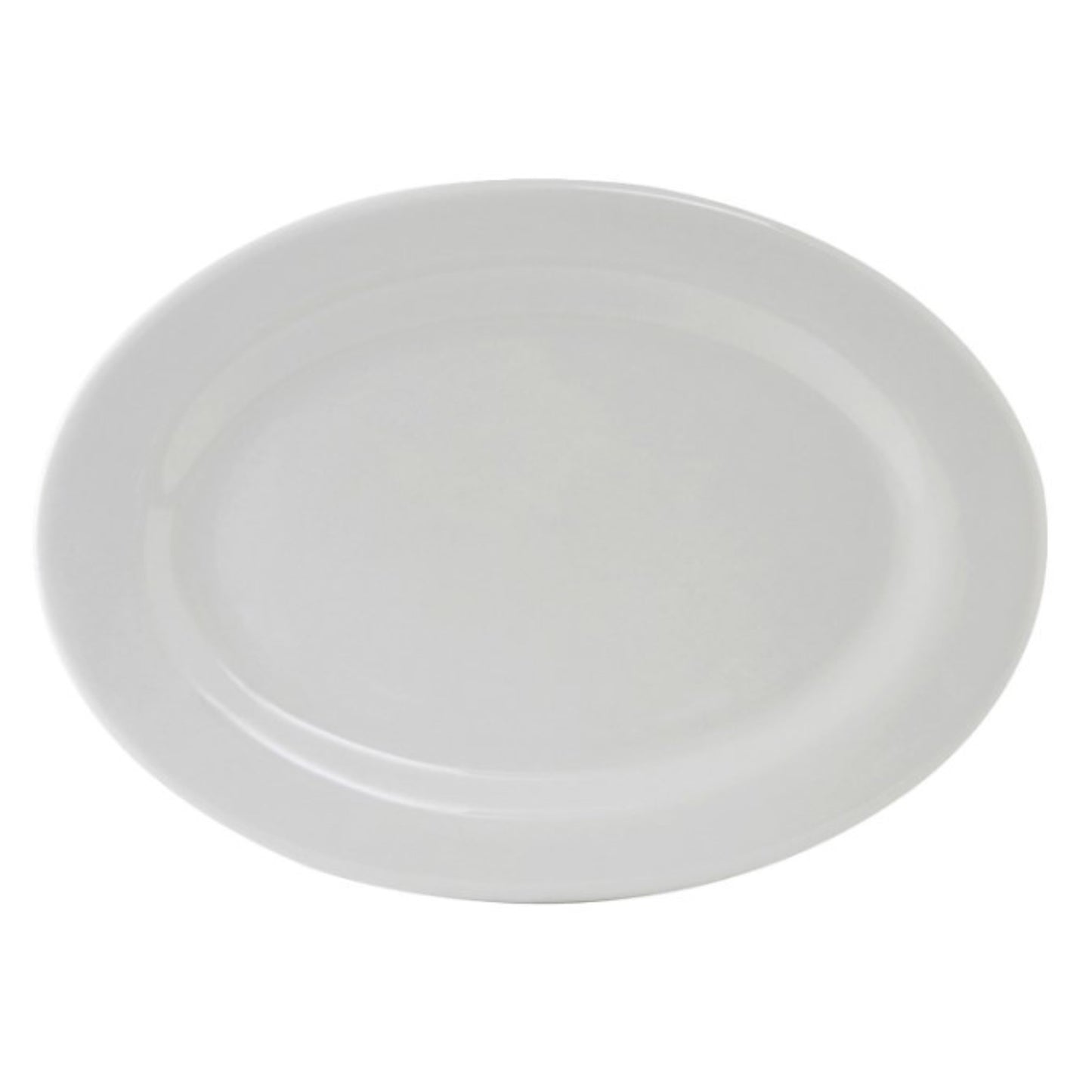 Bandeja Tuxton, 13 3/4", color blanco liso, con diseño de Alaska - CS1D