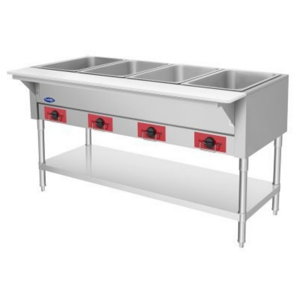 Atosa CookRite Electric Stainless Steel Steam Table 4-Wells - EHS-OW-4