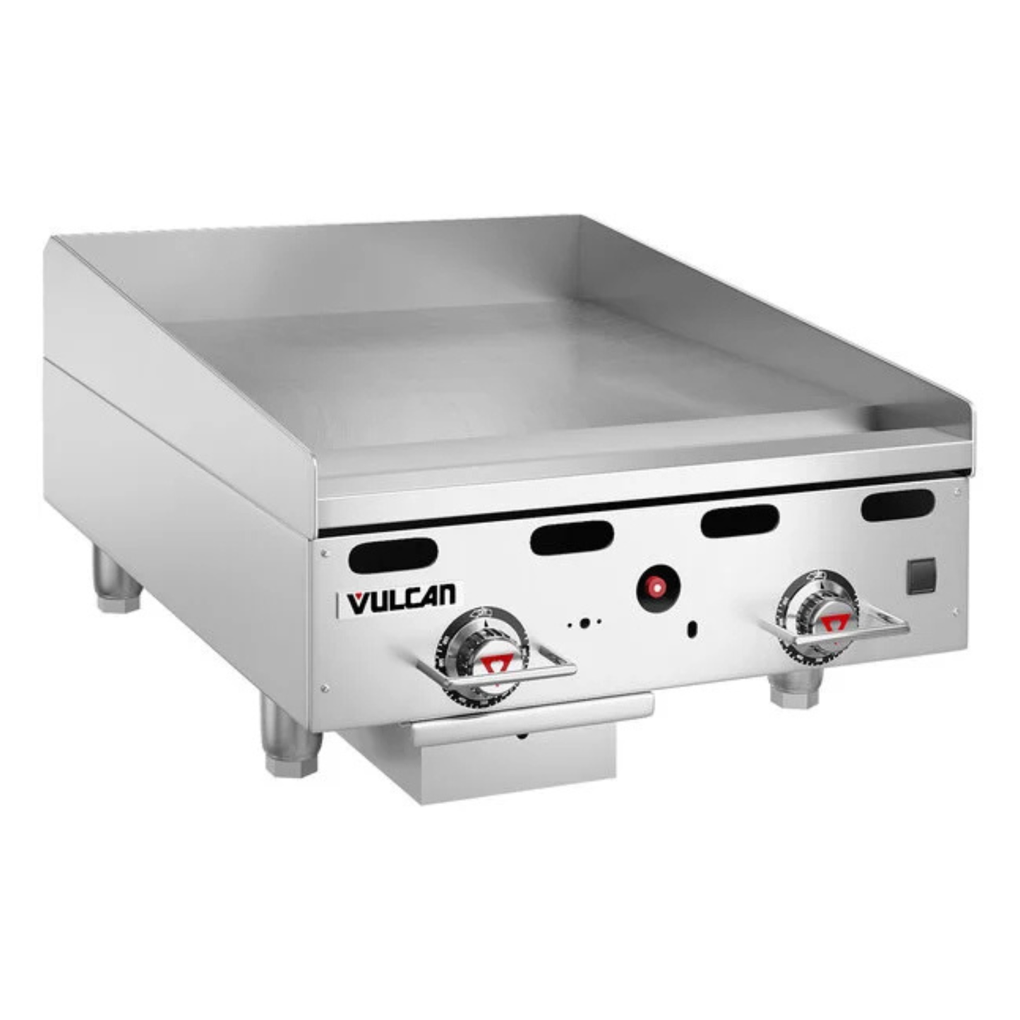 Vulcan MSA Series Heavy Duty Countertop Natural Gas Griddle NSF 24" - MSA24-101