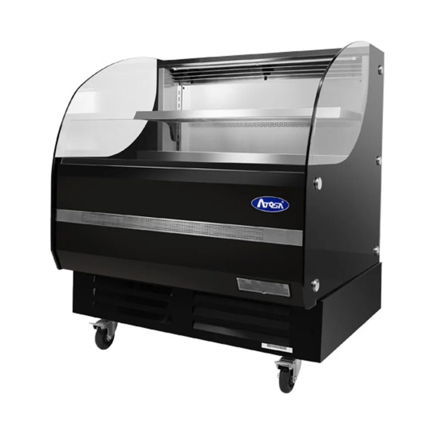 Atosa Horizontal Open Air Merchandiser Black/Stainless 39" - ATHOM-39