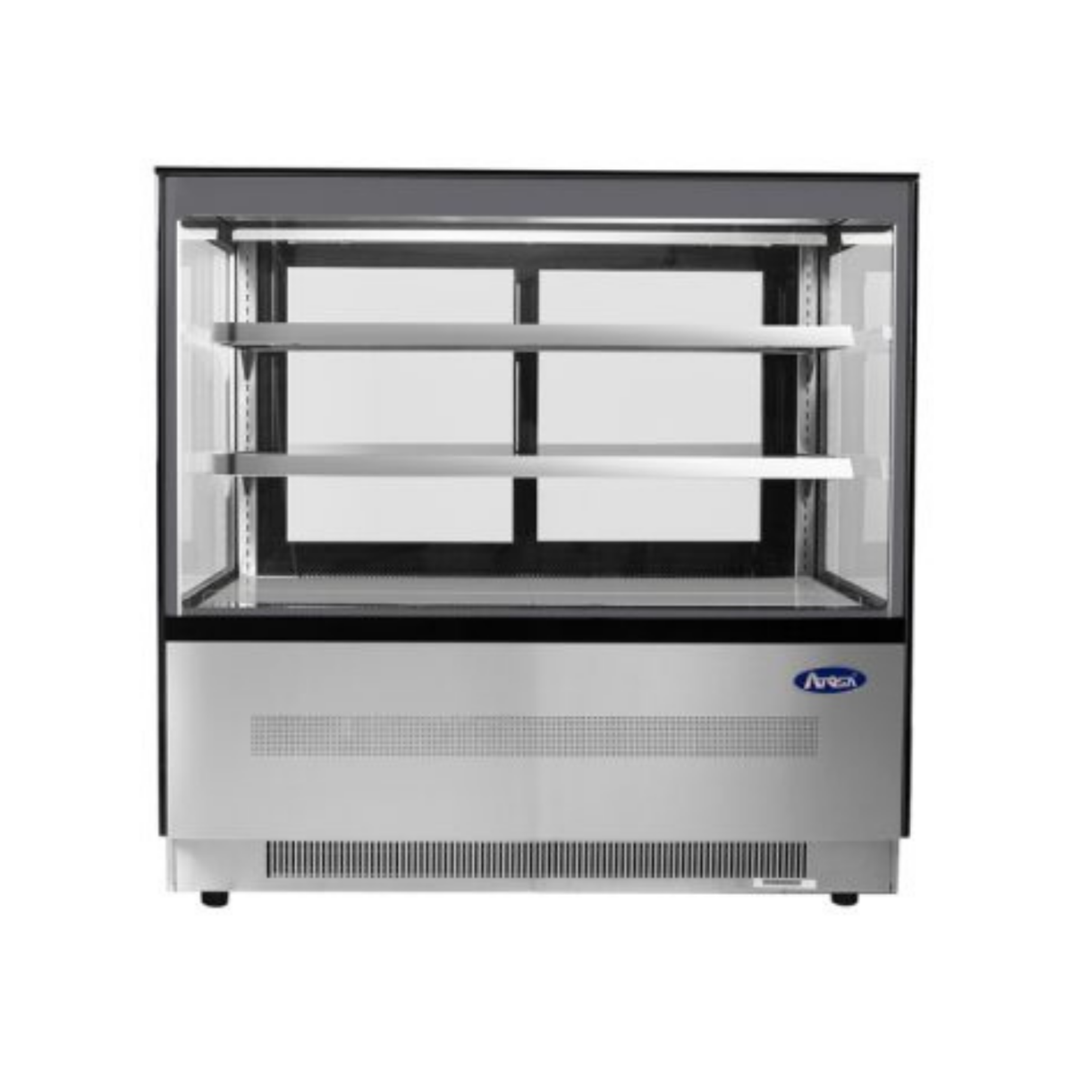 Atosa Refrigerated Square Display Case Stainless Steel 48" - 15.1 Cu Ft - RDCS-48