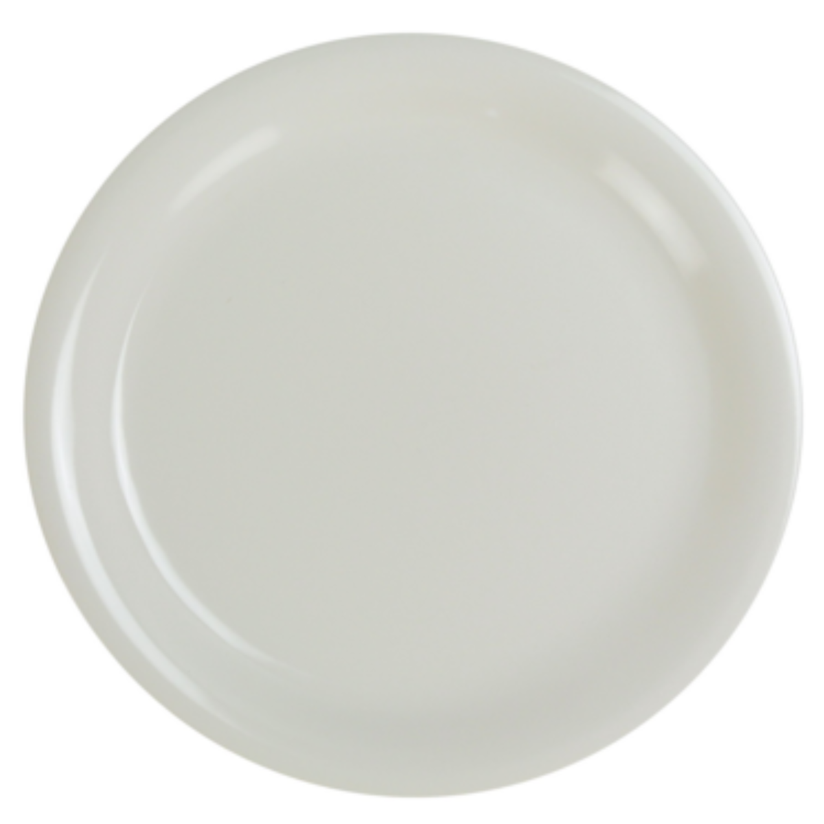 Yanco Plate Diamond Ivory Narrow Rim 7.25" - EA - MS-107IV