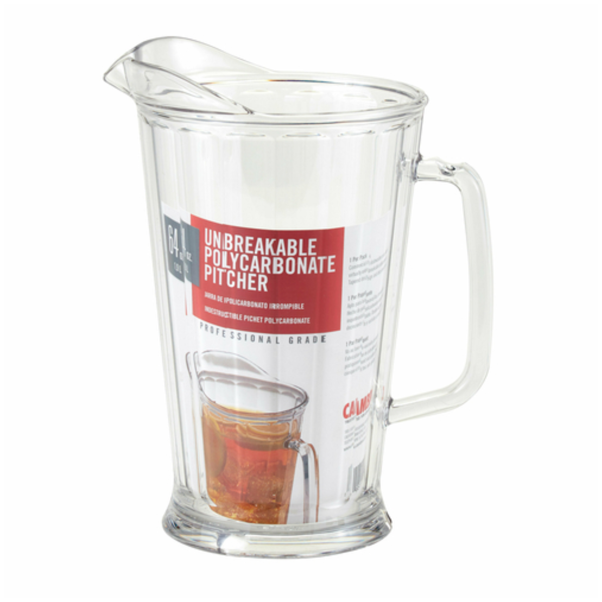 Cambro Pitcher, Plastic 64 oz - Clear - P64CW135