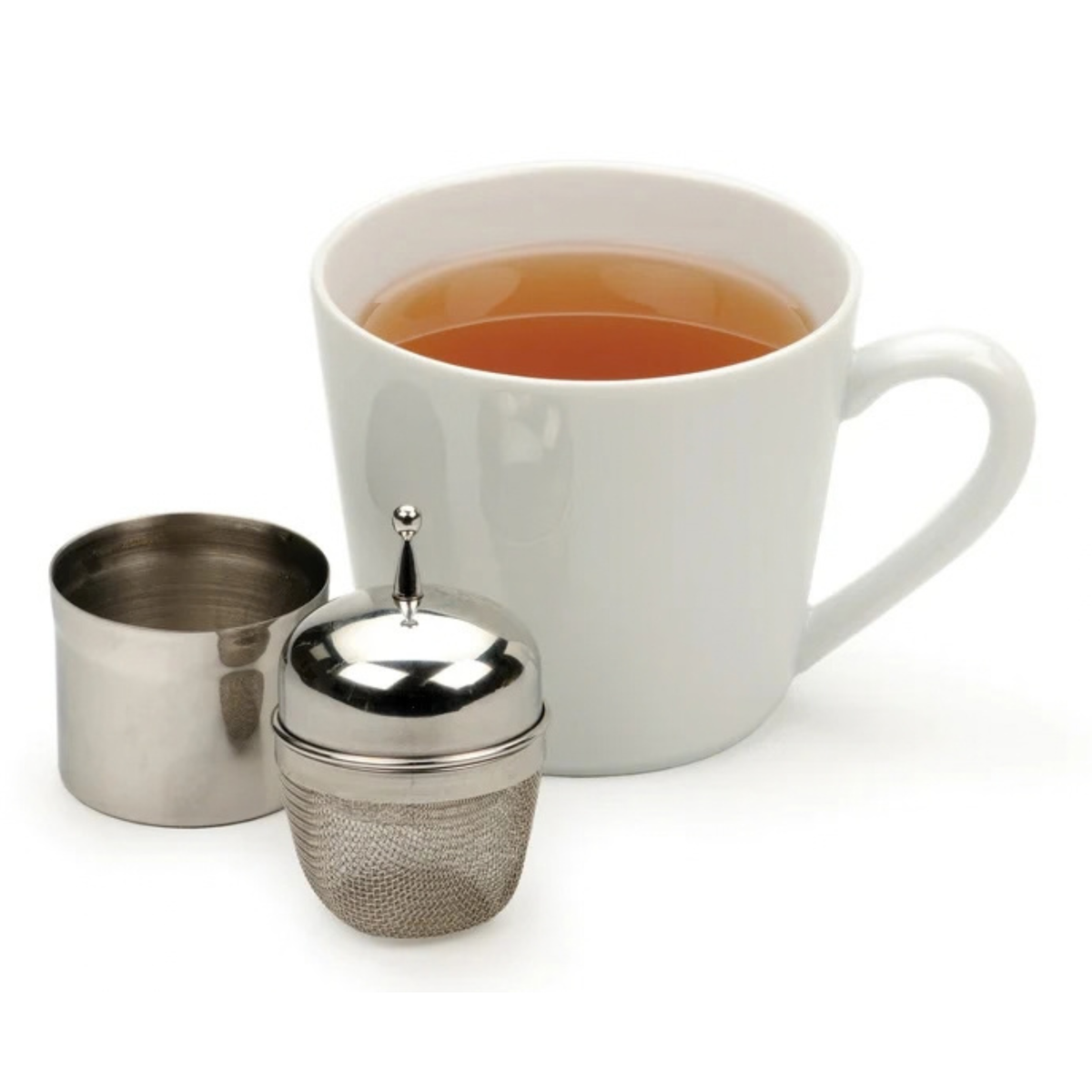Infusor de especias de malla RSVP International, 1/2 taza, acero inoxidable - 787
