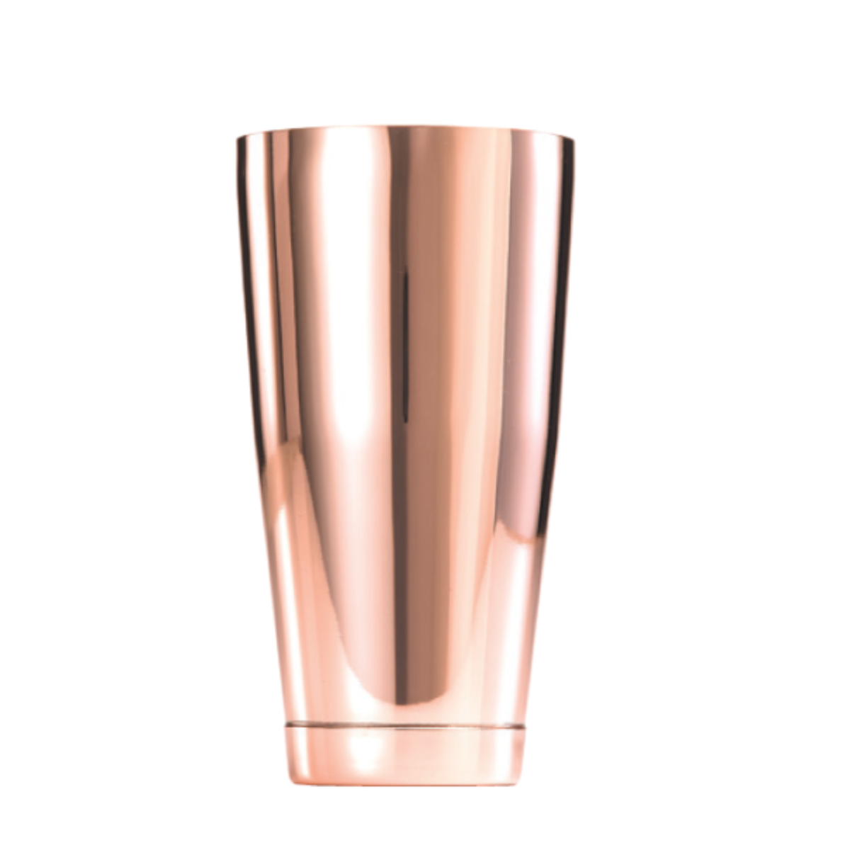 Agitador Barfly de 28 oz con tapa y fondo chapados en cobre - MTOM37008CP