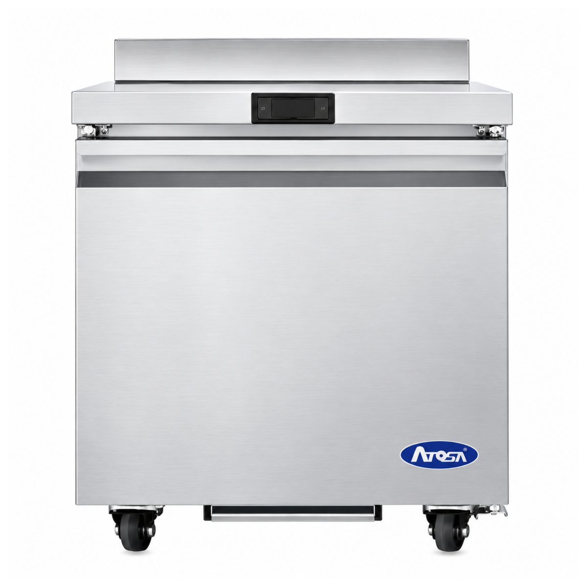 Atosa Stainless Steel Worktop Freezer with Backsplash 27" - 1 Door - AWF27SD