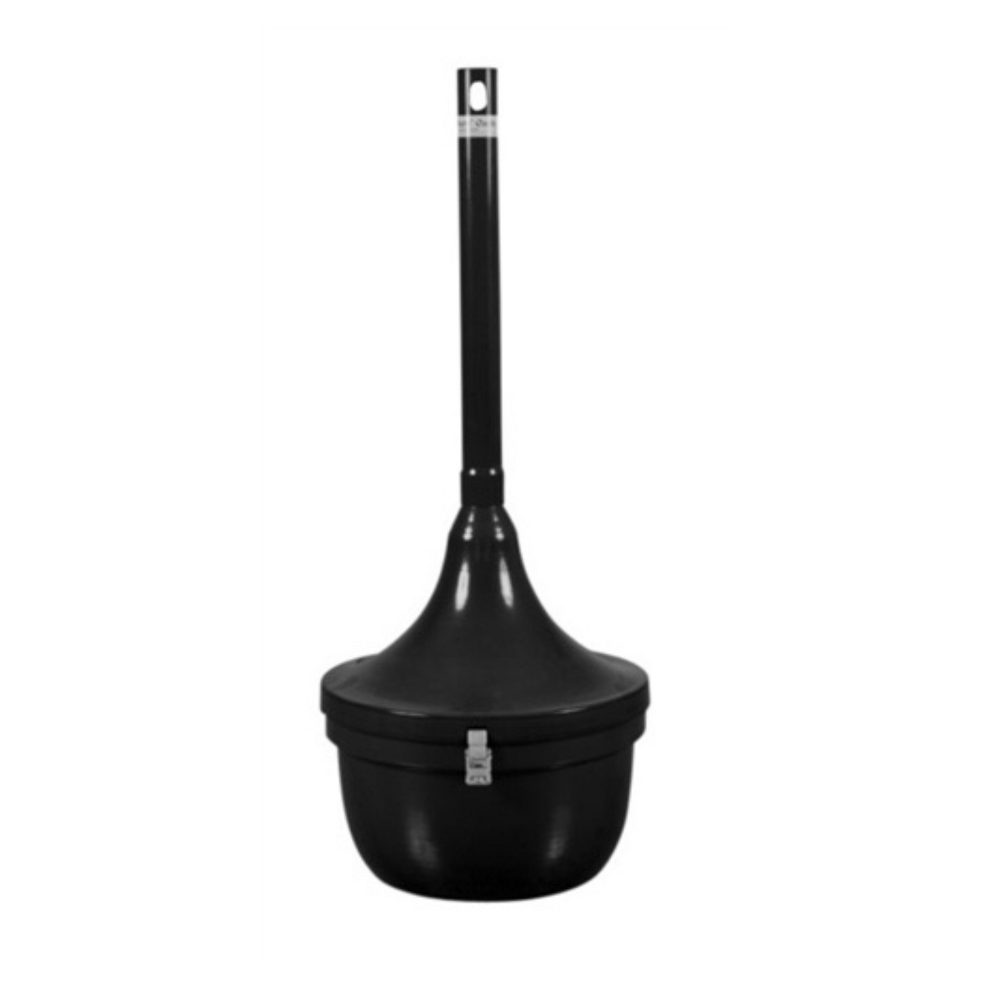 Ex-Cell Kaiser - Receptáculo para cigarrillos Smokers' Oasis, negro brillante, de 4.5 galones - SRS-1-BLK