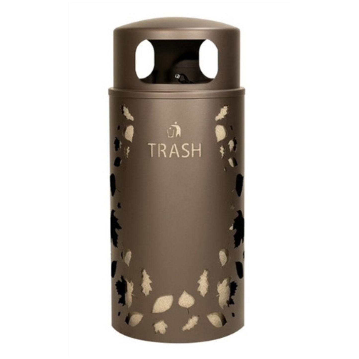 Ex-Cell Kaiser - Recipiente para basura Nature Series Leaves - NS33-LV-T-BRZX