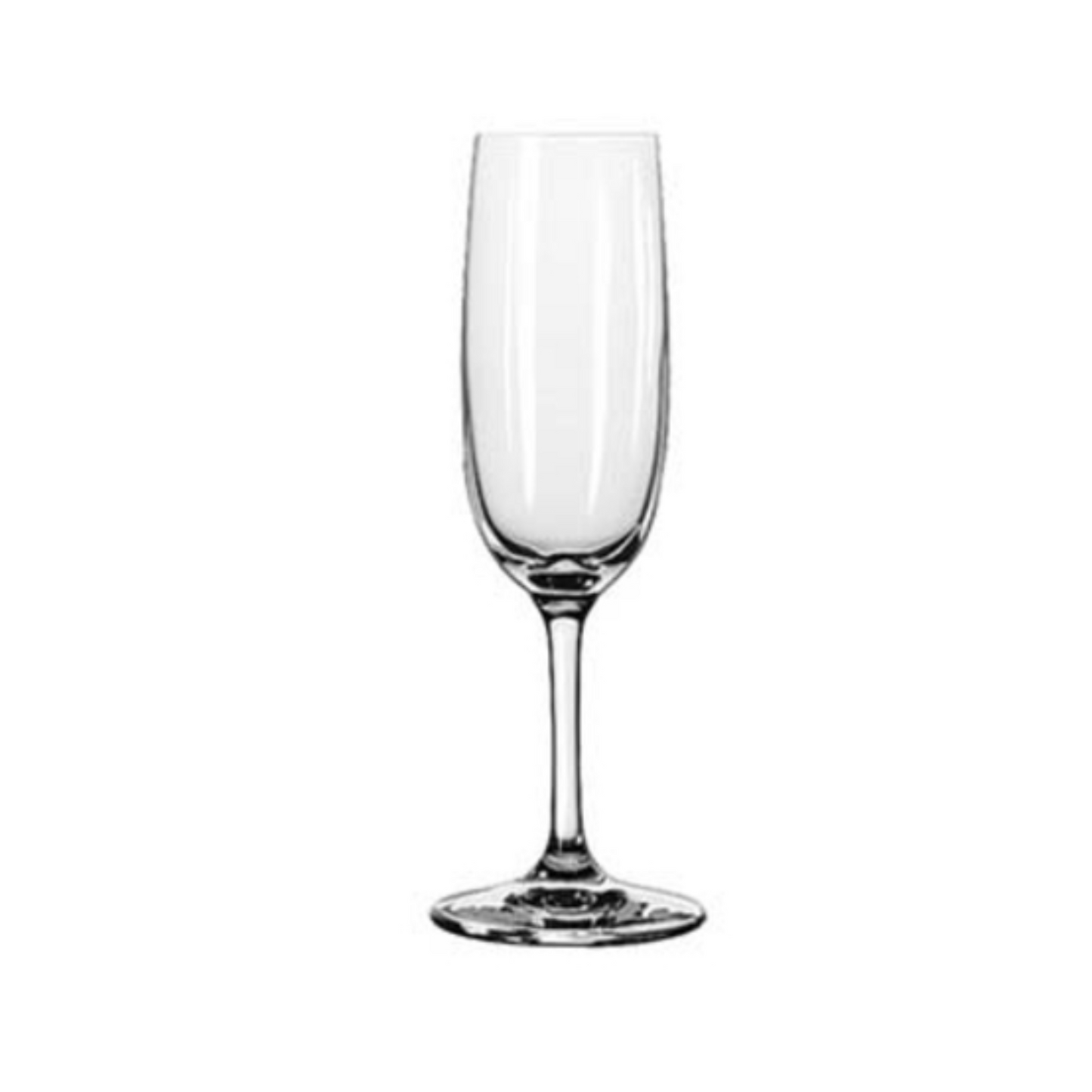 Libbey Flute Glass 6oz Sheer Bristol - CS2D - LIB8595SR