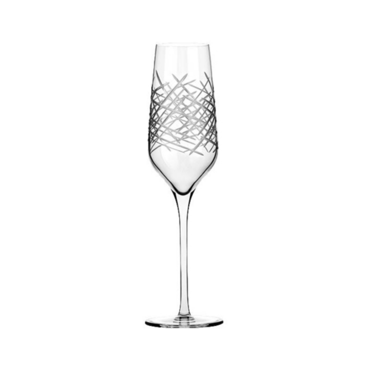 Libbey Crosshatch Flute Glass, 8oz - DZ/CS - LIB9332-69477