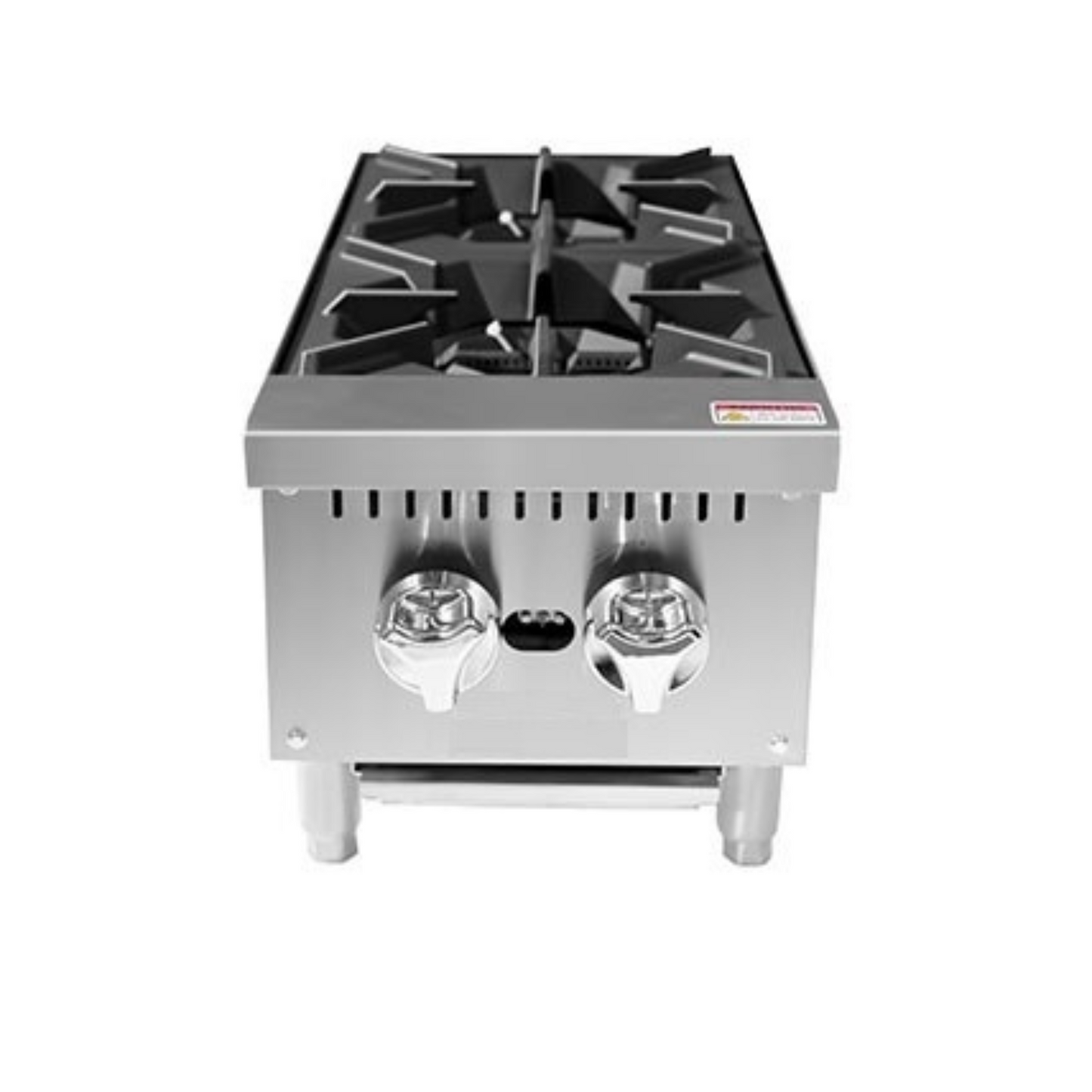 Padela Hot Plate, 12" Wide Gas 2 Burner - PCHP-2-NG