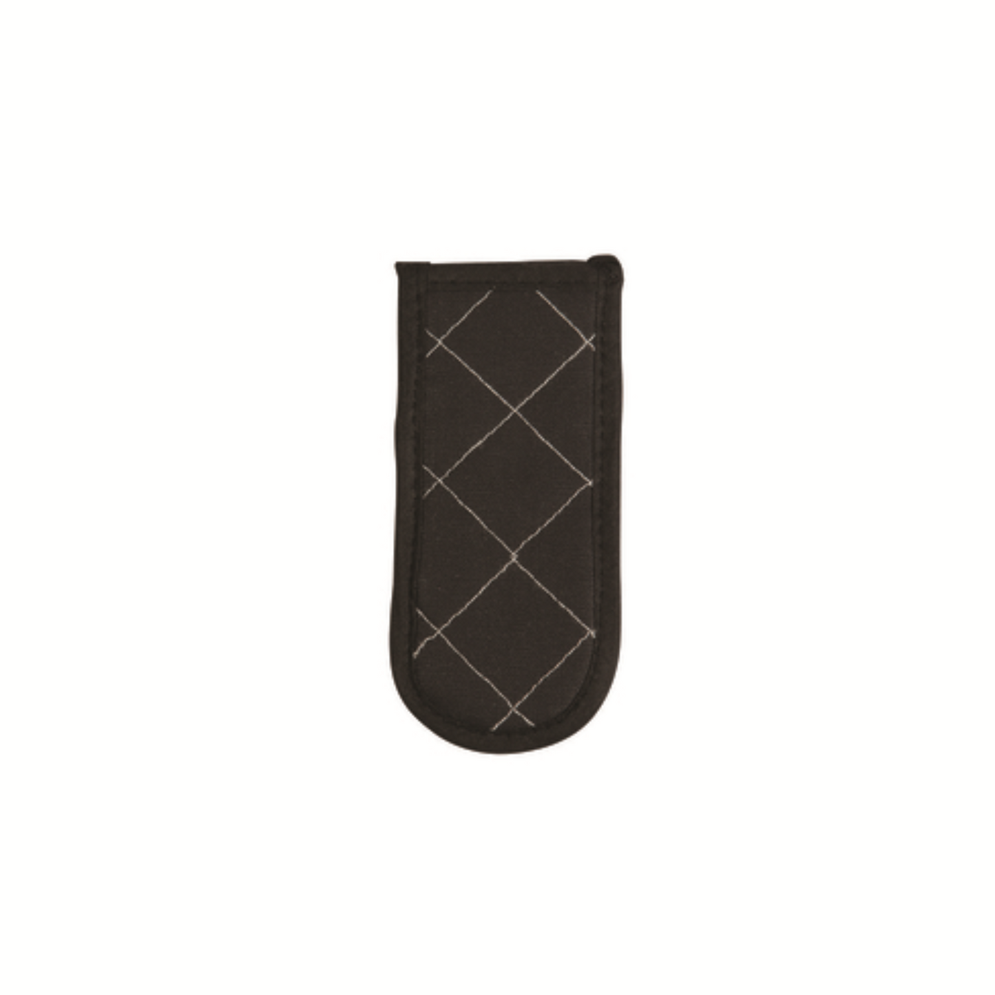 Soporte para asas de ollas y sartenes San Jamar, 6-1/2", color negro, resistente al fuego hasta 450° - SANJ804BG-BK