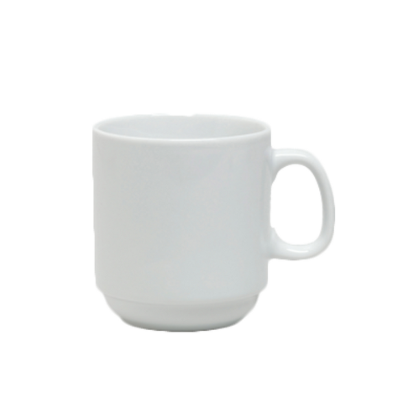 Taza apilable Steelite Varick Classic Cafe de Steelite International, color blanco brillante, 283 ml (10 oz) - Caja de 12 - 6900E510