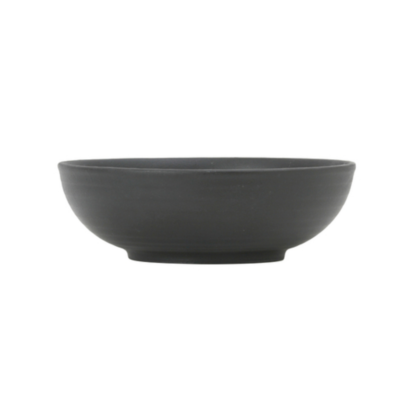Tuxton Bowl, 26oz, 7-1/8" x 2-3/8"h, Embossed, Zion, Matte Black - CS1D