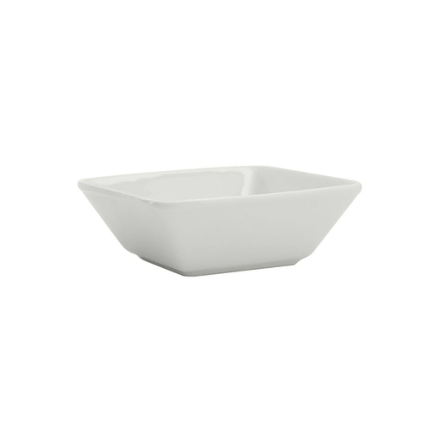 Tuxton Santorini Bowl 25oz Square White - DZ Tuxton China