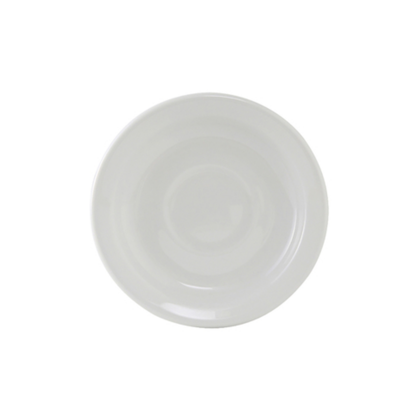 Tuxton Saucer, 4 3/4" AD Narrow Rim White "Colorado " - CS3D Tuxton China