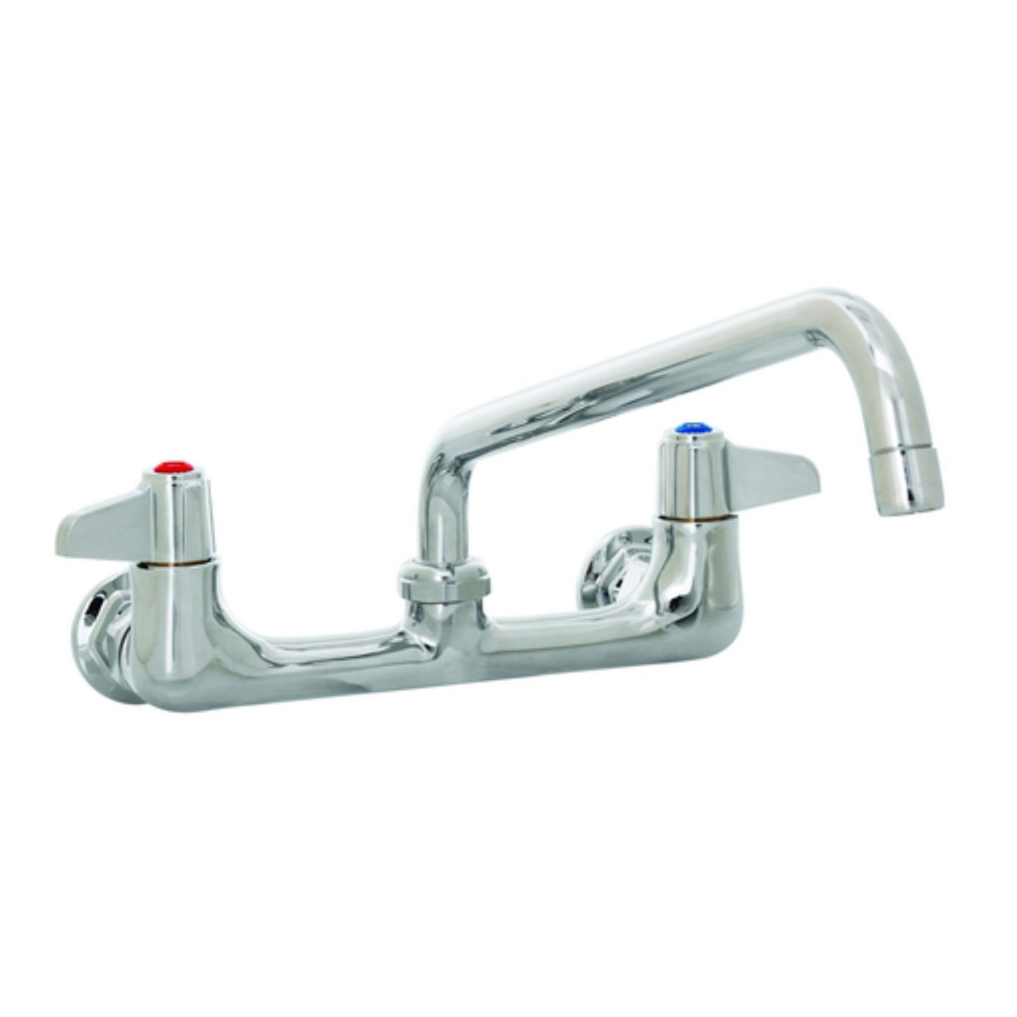T-S Brass Equip Faucet, Wall Mt 12" Swivel Spout/Nozzle -5F-8WLX12