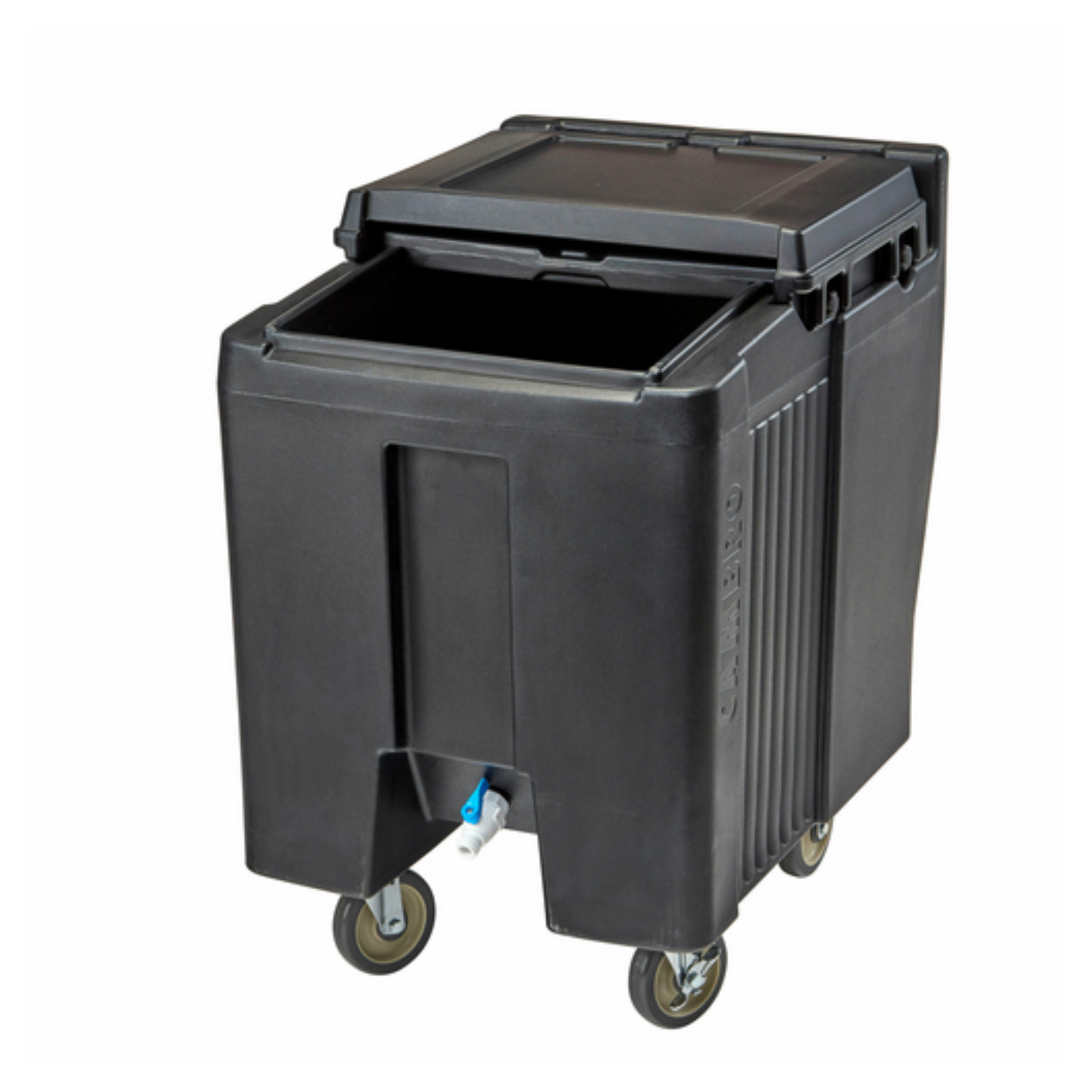 Cambro Ice Caddy, Portable Tall 125 lb Capacity - Black - ICS125T110