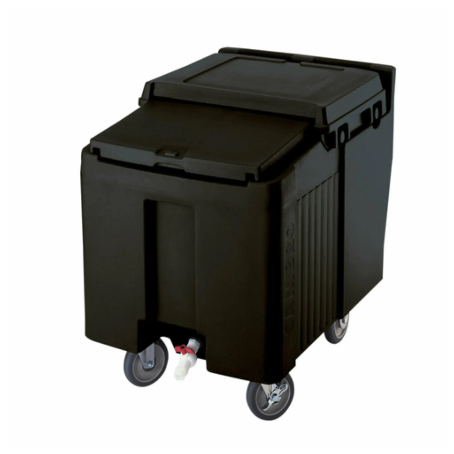 Cambro Slidinglid Ice Caddy, Mobile, 125-Lb Capacity, W/Casters - ICS125L110 Cambro