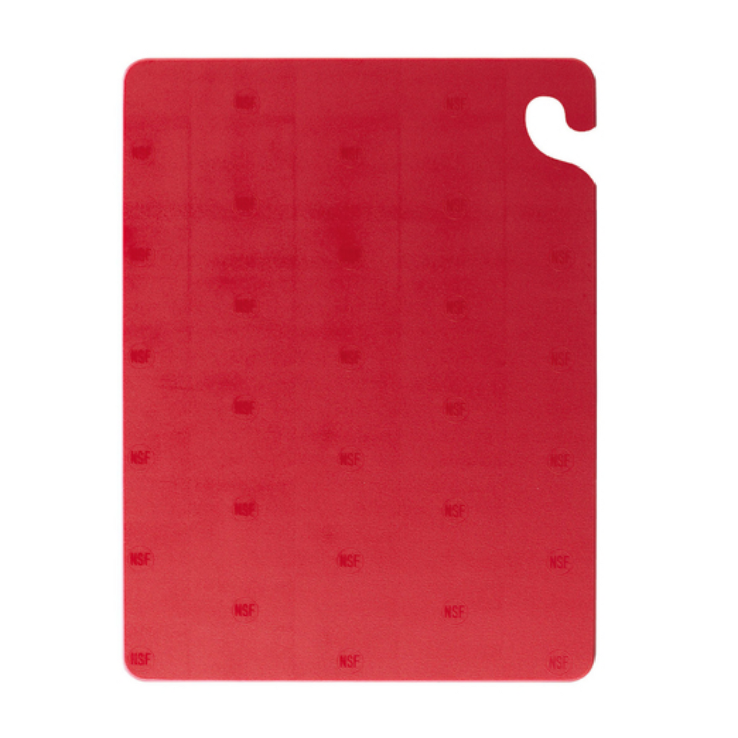 Tabla de cortar San Jamar Cut-N-Carry de 30 x 45 x 1,27 cm, roja CB121812RD