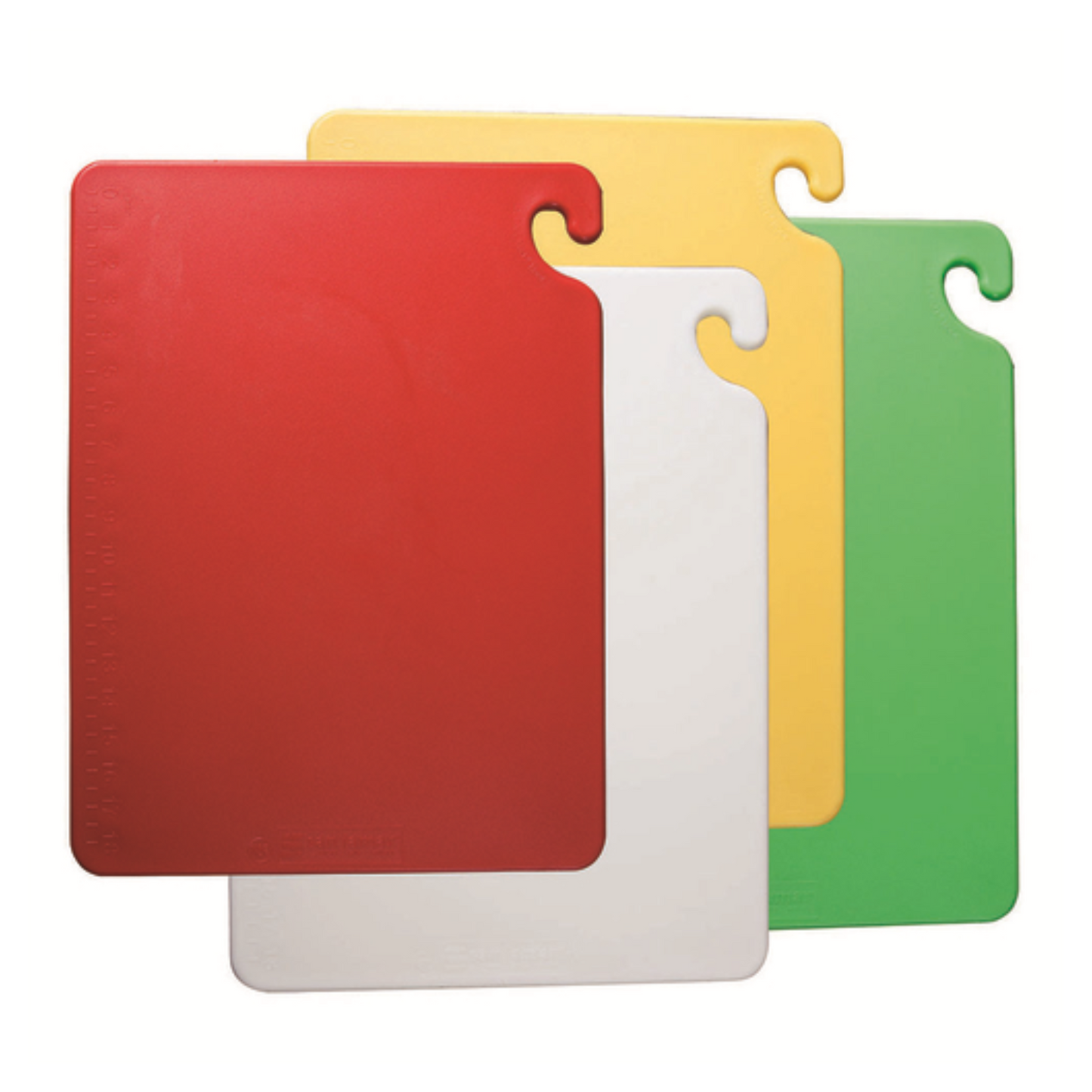 Juego de tablas de cortar San Jamar Cut-N-Carry - Colores surtidos CB1824QS