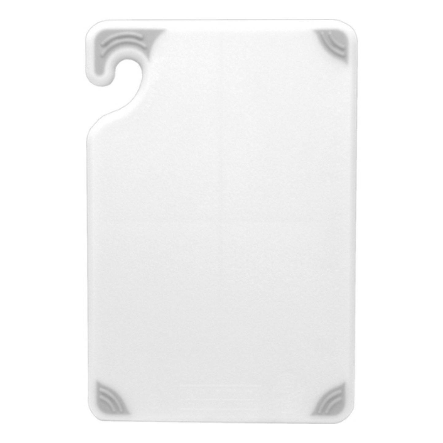 Tabla de cortar San Jamar Saf-T-Grip, 30,5 x 45,7 x 1,27 cm, blanca, CBG121812WH