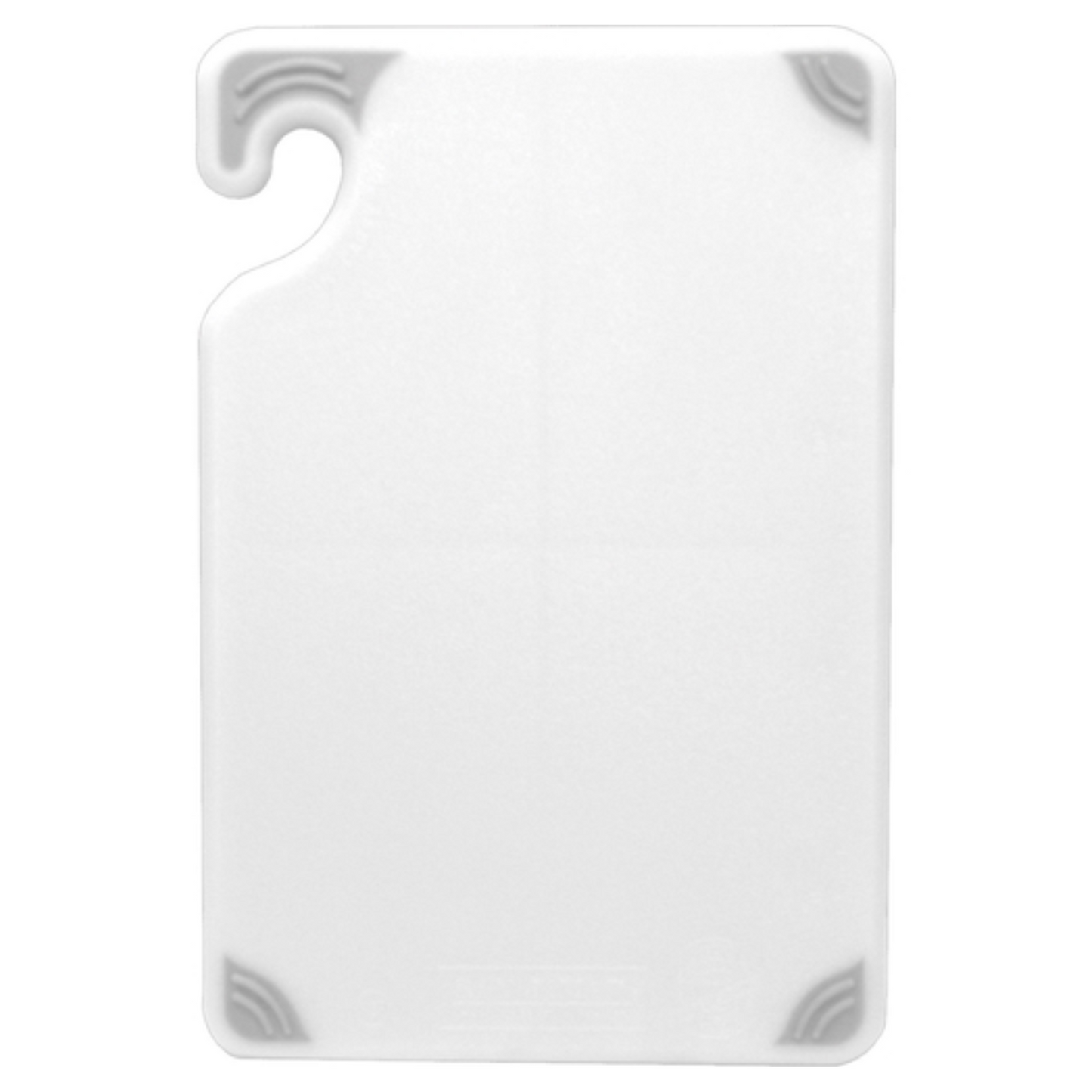 Tabla de cortar San Jamar Saf-T-Grip de 15 x 23 cm - Blanca CBG6938WH