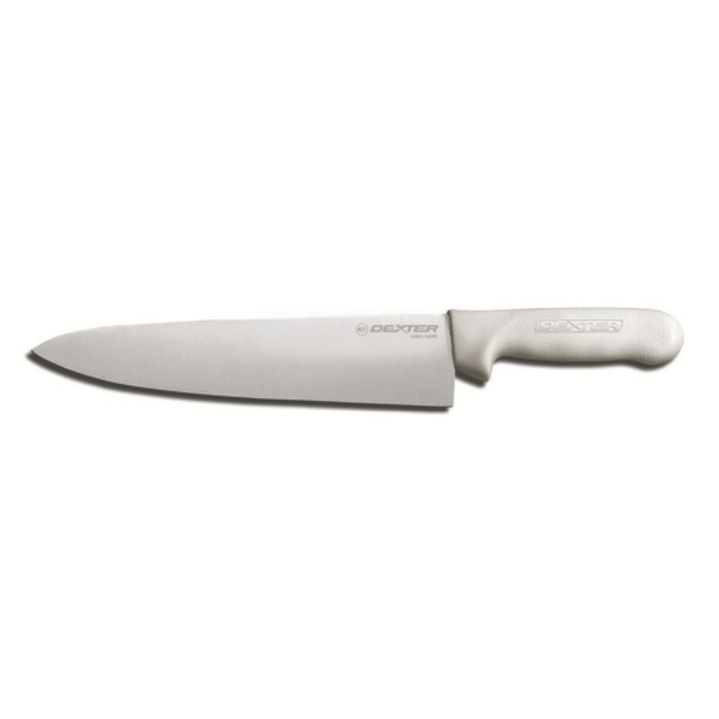 Cuchillo de cocina Dexter-Russell SaniSafe de 25 cm con mango blanco - S145-10