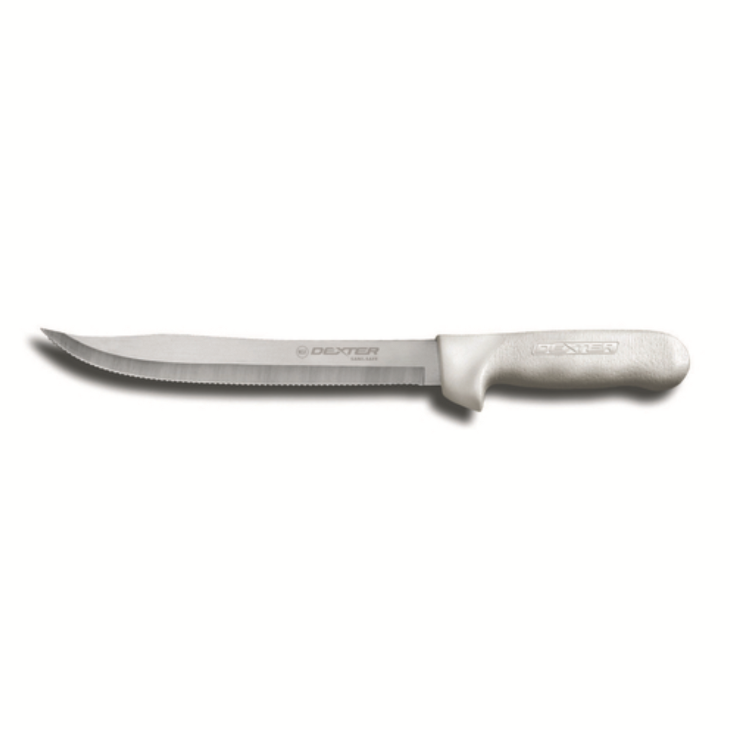 Rebanadora multiusos Dexter Russell de 9" festoneada blanca