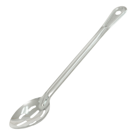 Cuchara para untar de 11" ranurada de acero inoxidable - CCKBS-11-SL