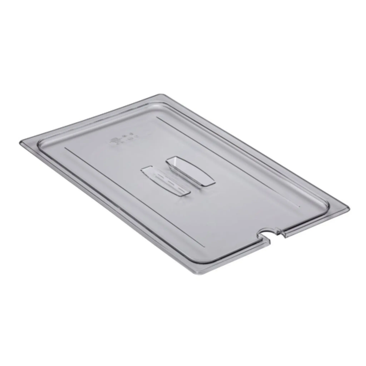 Cambro Food Pan Cover, Full Size Notched W/Handle Clear - 10CWCHN135 Cambro