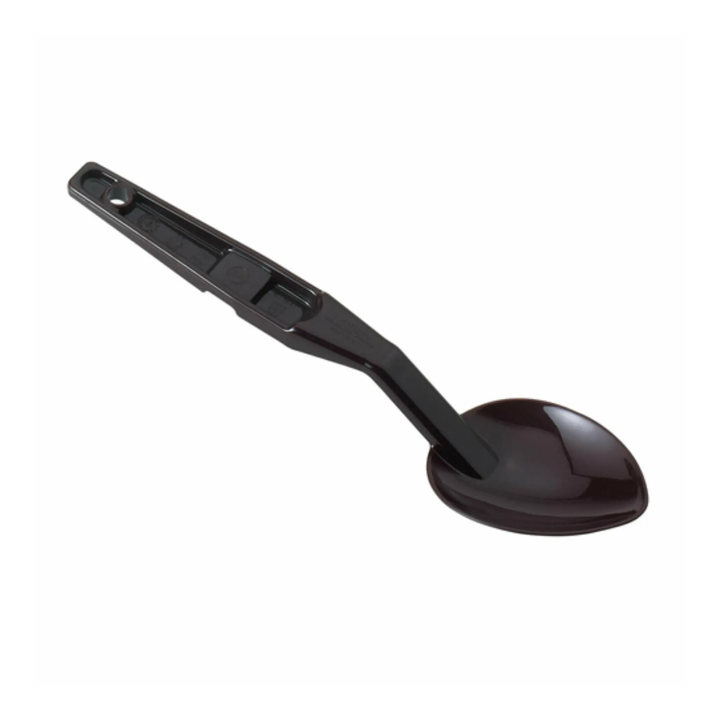 Cambro Deli Spoon, 11", 11-1/8" X 2-7/8",Notched, Hole In Handle For Hanging, Black, NSF - SPO11CW110 Cambro
